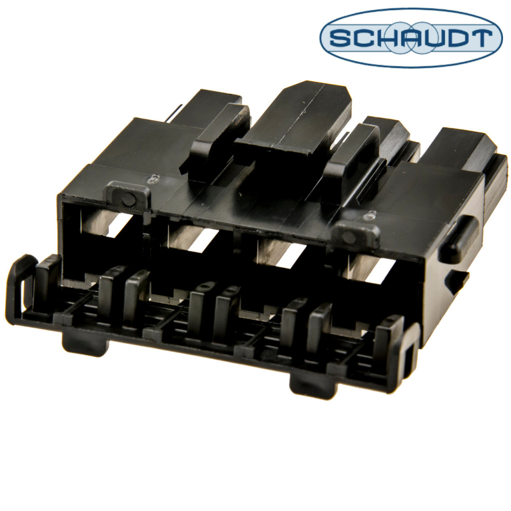 BBAtechniek - Schaudt EBL female stekker behuizing 4-weg (1x)
