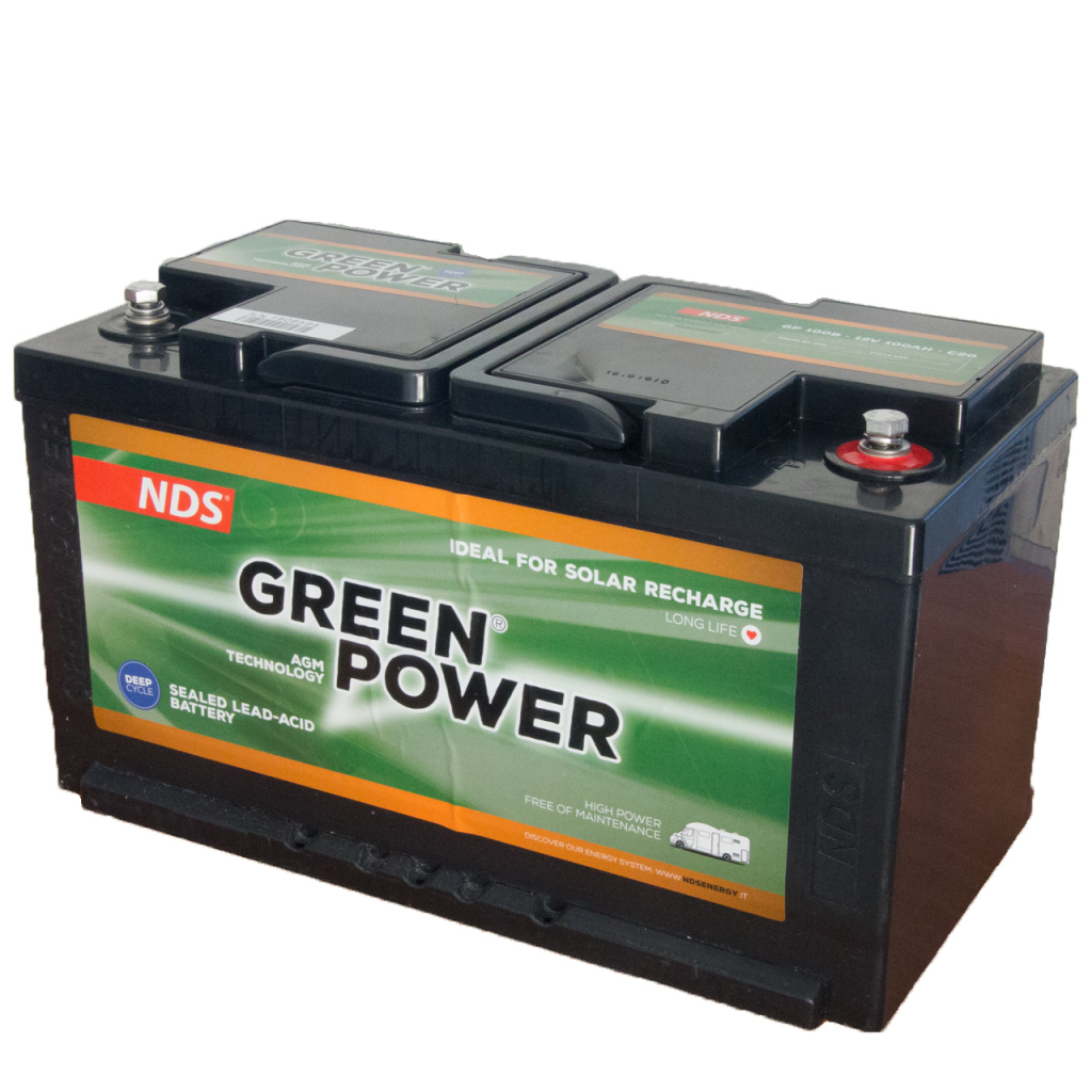 BBAtechniek - 12V 100Ah NDS GreenPower AGM accu Ducato (1x)