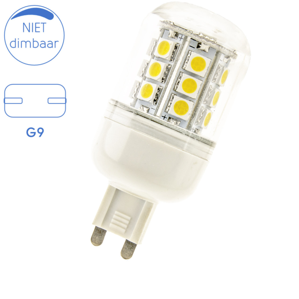 BBAtechniek - G9 240V 4W LED warm wit (1x)
