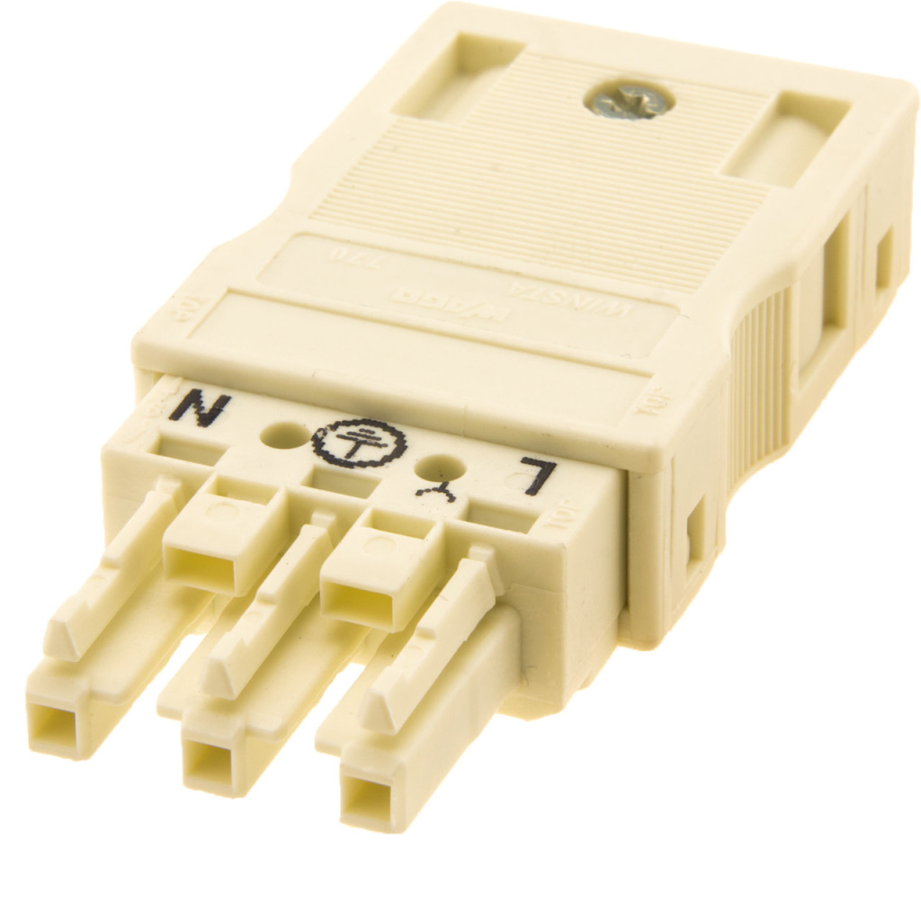 BBAtechniek - Wago Winsta Midi connector female wit (1x)