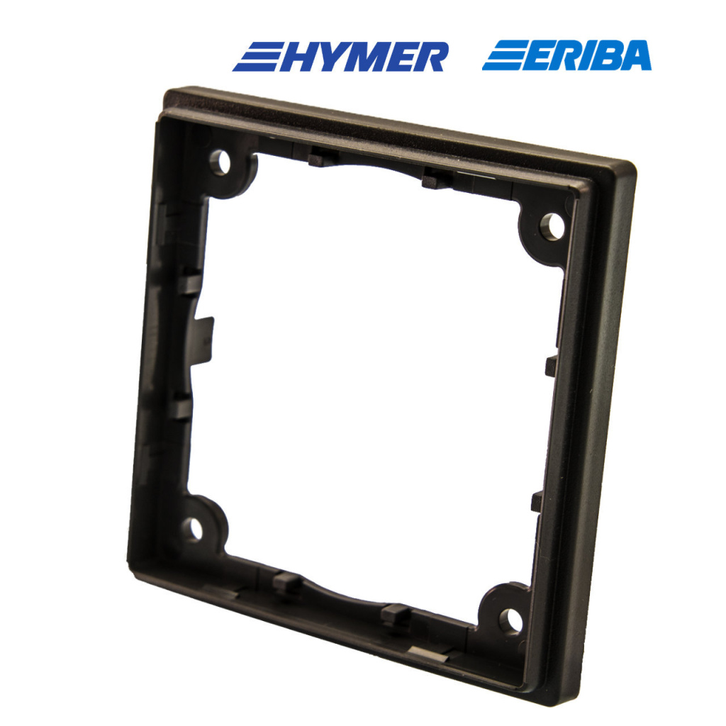 BBAtechniek - Afstandsraam 1-vak laag leigrijs S20.000 (1x)