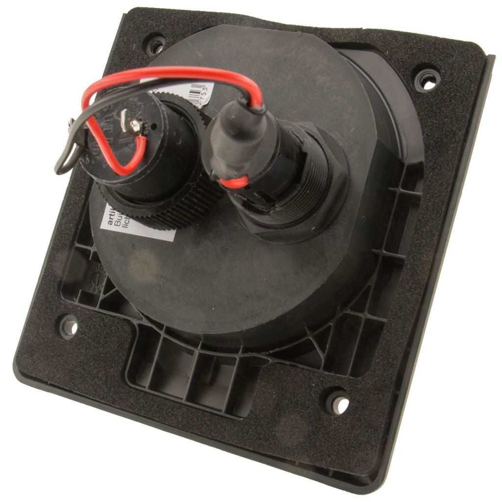 BBAtechniek - USB-A 1x 2.5A USB-C 1x + 12V 16A licht grijs (1x)