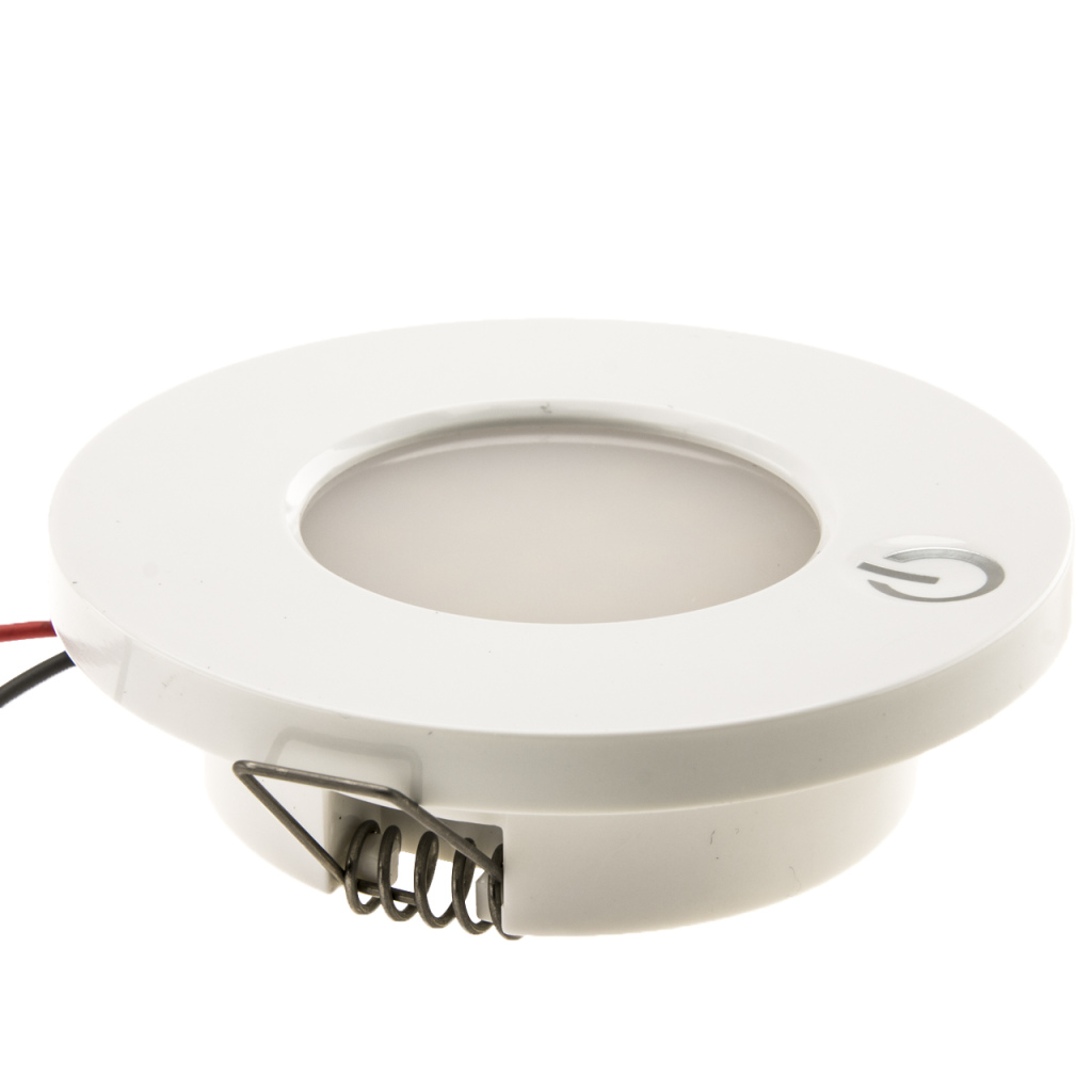 BBAtechniek - Witte LED inbouwspot 12V 24V 2.5W (1x)