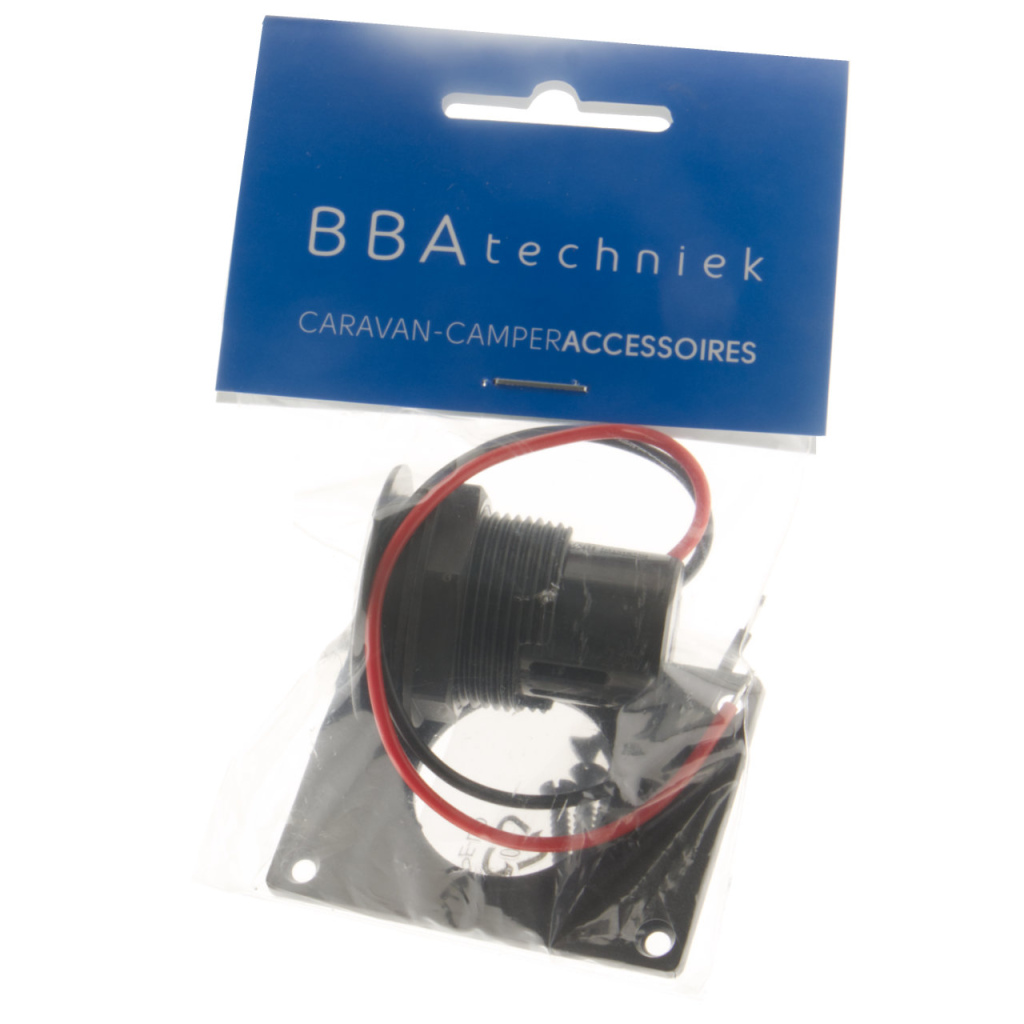 BBAtechniek - Power USB-C/A inbouwdoos 12/24V DC/5V 3600mA (1x)
