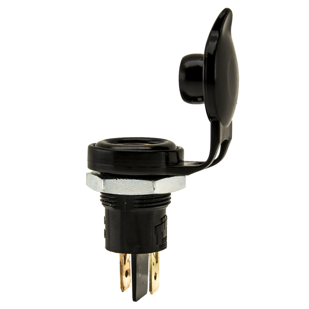 BBAtechniek - 6-24V 2-polige contactdoos kleine uitvoering(1x)