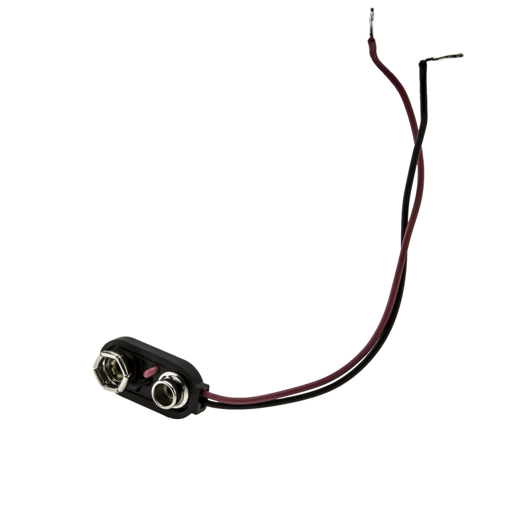 BBAtechniek - 9V batterijclip (1x)