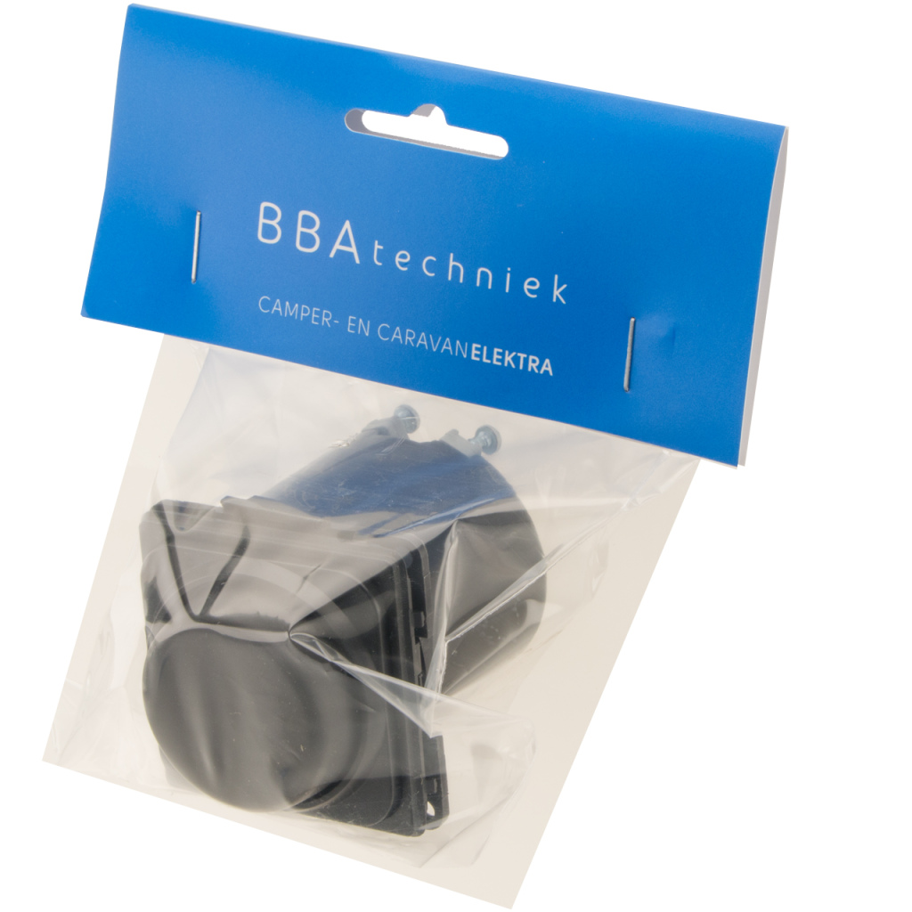 BBAtechniek - S20.000 12V LED dimmer incl. opvulrand zwart (1x) 