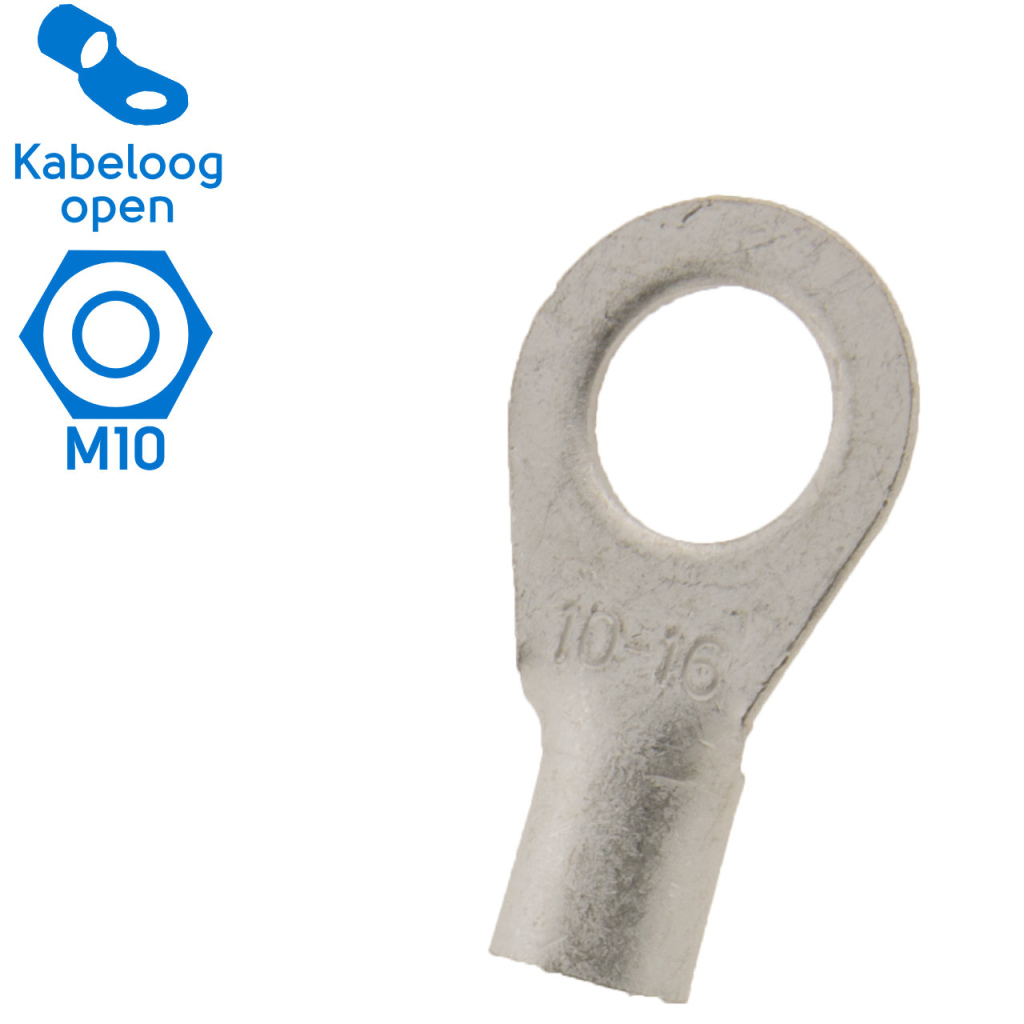 BBAtechniek - 16mm2 M10 open kabeloog (25x)