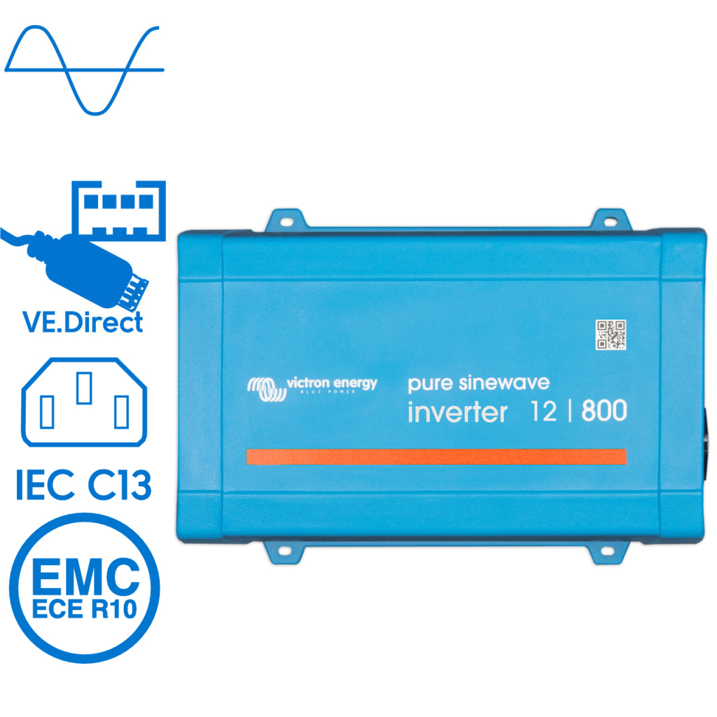 BBAtechniek - Victron Phoenix omvormer 12/800 VE.Direct IEC (1x)