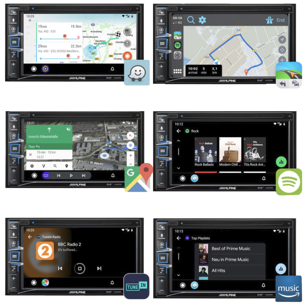 BBAtechniek - 6.5” Alpine INE-W611DC navigatie 2DIN (1x)