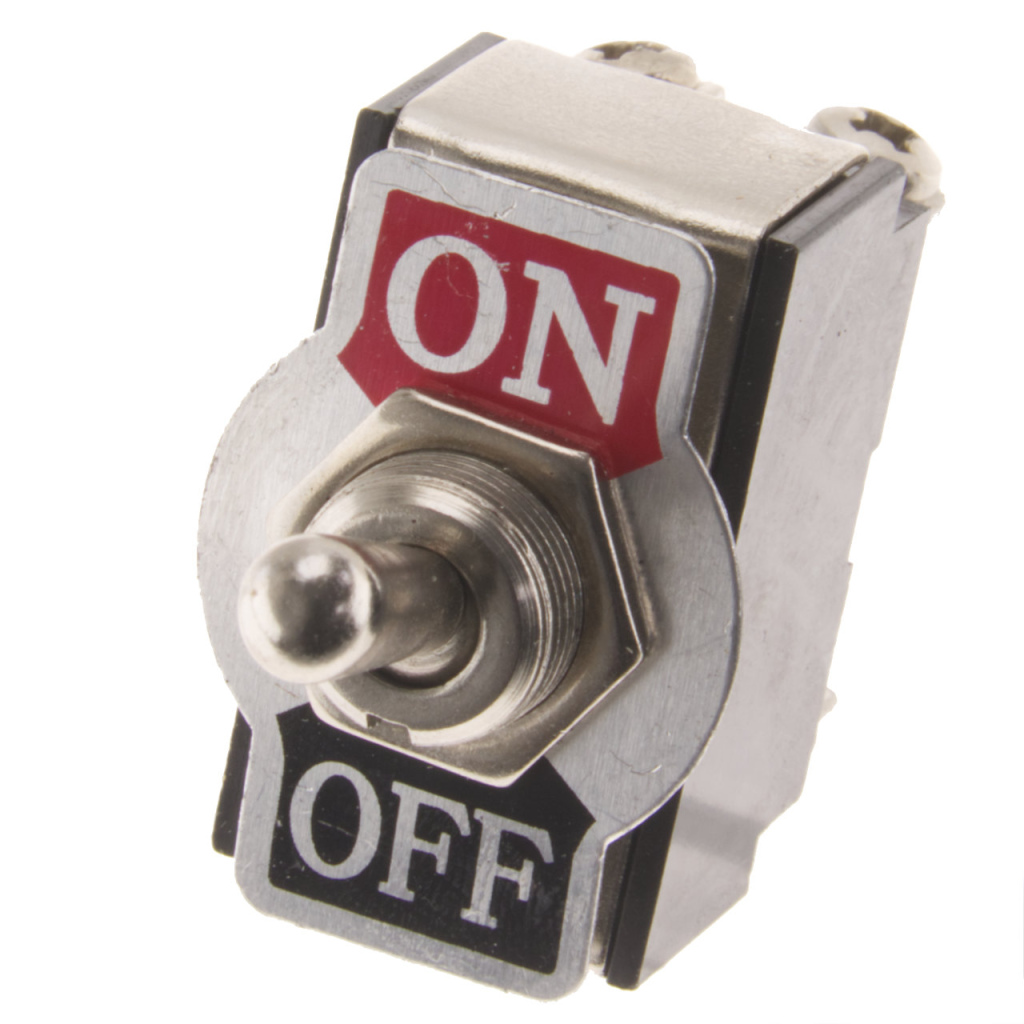 BBAtechniek - 12V 20A metaal On-Off tuimelschakelaar (10x)