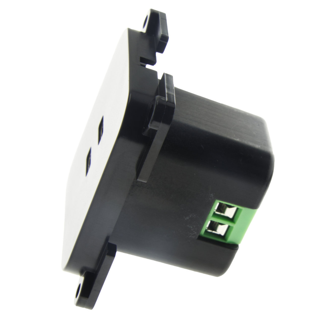 BBAtechniek - C-Line 2x USB-C laadcontactdoos zwart (1x)