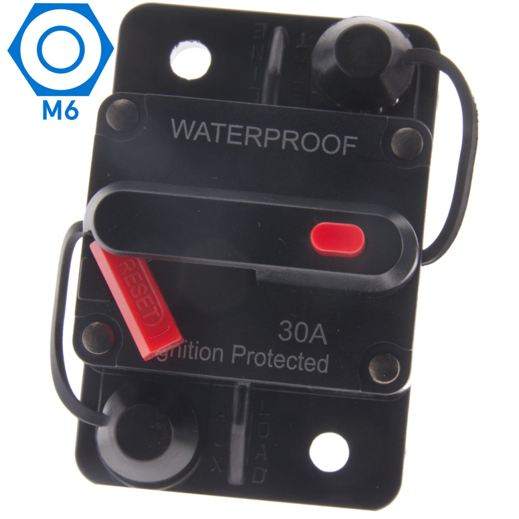 BBAtechniek - Automatische zekering 30A M6 (1x)