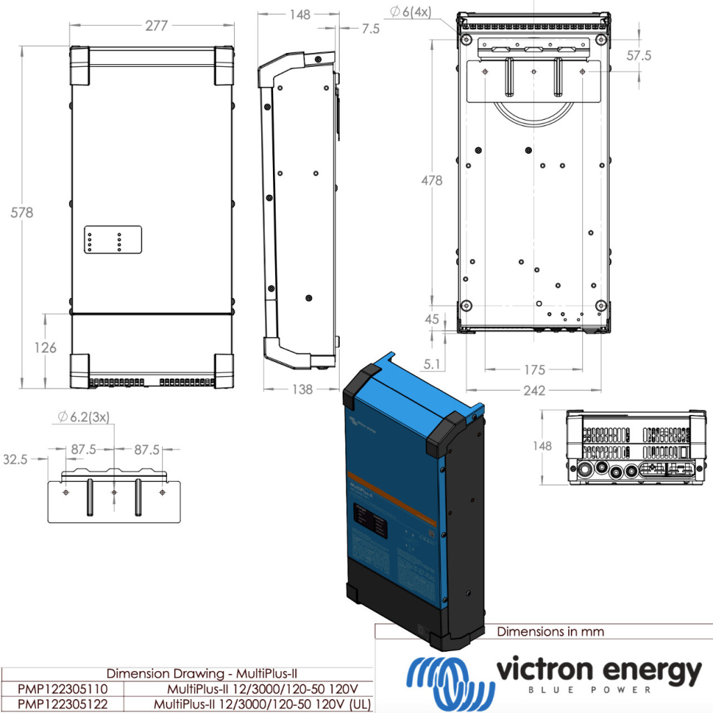 BBAtechniek - Victron MultiPlus-II 12/3000/120-32 230V (1x)