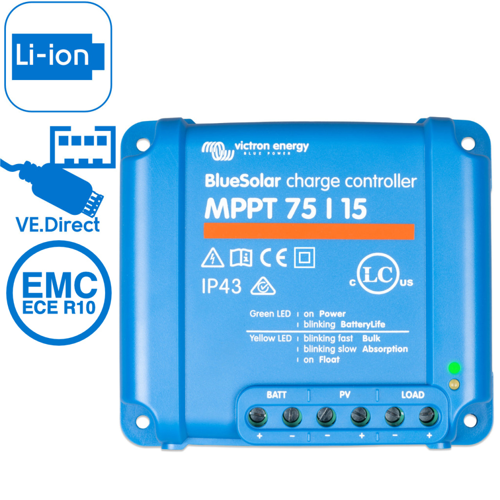 BBAtechniek - Victron BlueSolar MPPT 75/15 12/24V (1x)