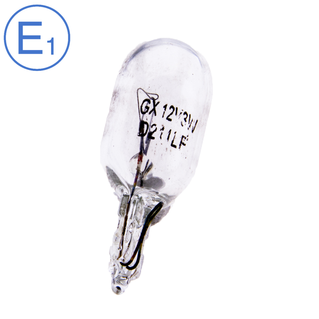 BBAtechniek - 12V 3W BS504 lamp wedge base capless (10x)