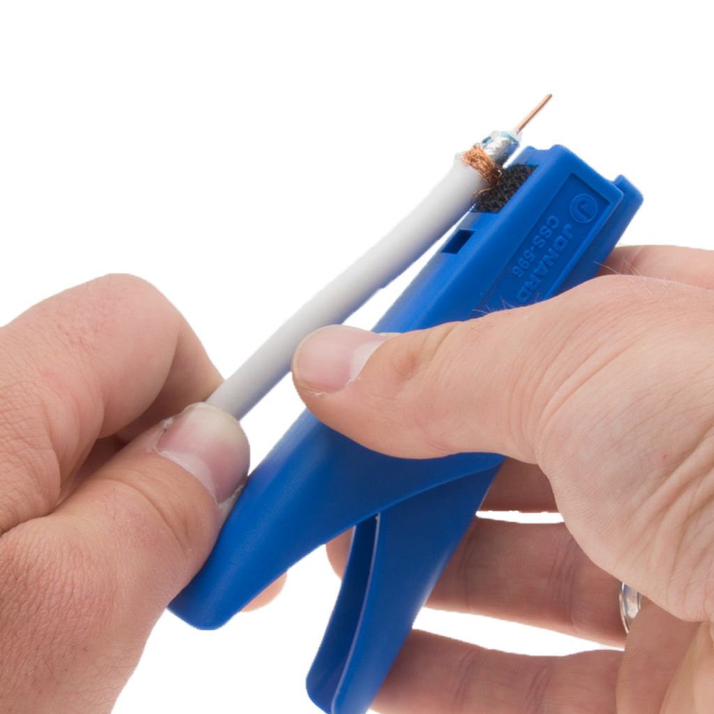 BBAtechniek - BBA Coaxstripper 6.3/7.9 mm + 2 mesblokjes (1x)