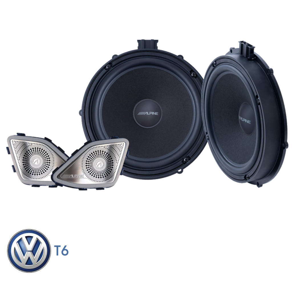BBAtechniek - Alpine 2-weg 20cm speakersysteem voor VWT6 (1x)