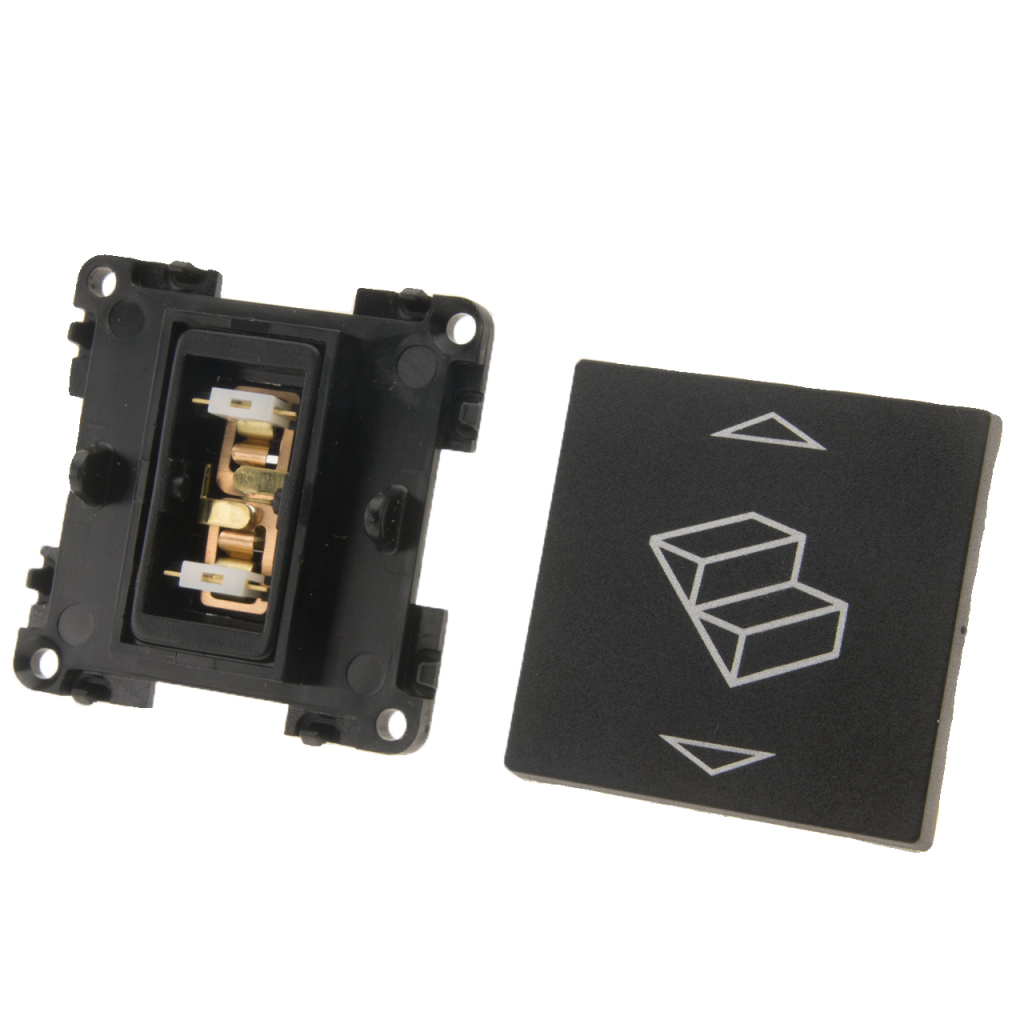 BBAtechniek - Trapschakelaar zwart 12V S20.000 (1x)