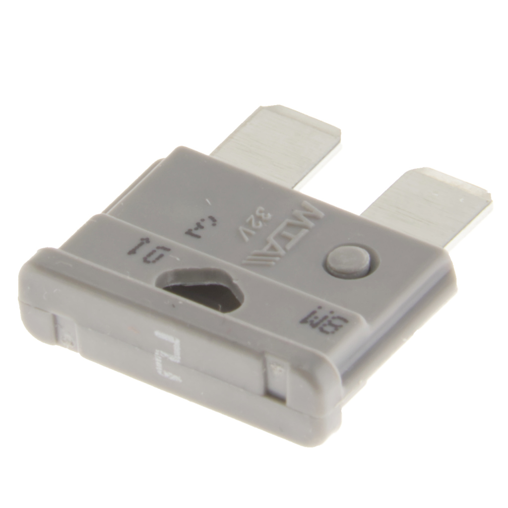 BBAtechniek - Standaard steekzekering 2A grijs (5x)