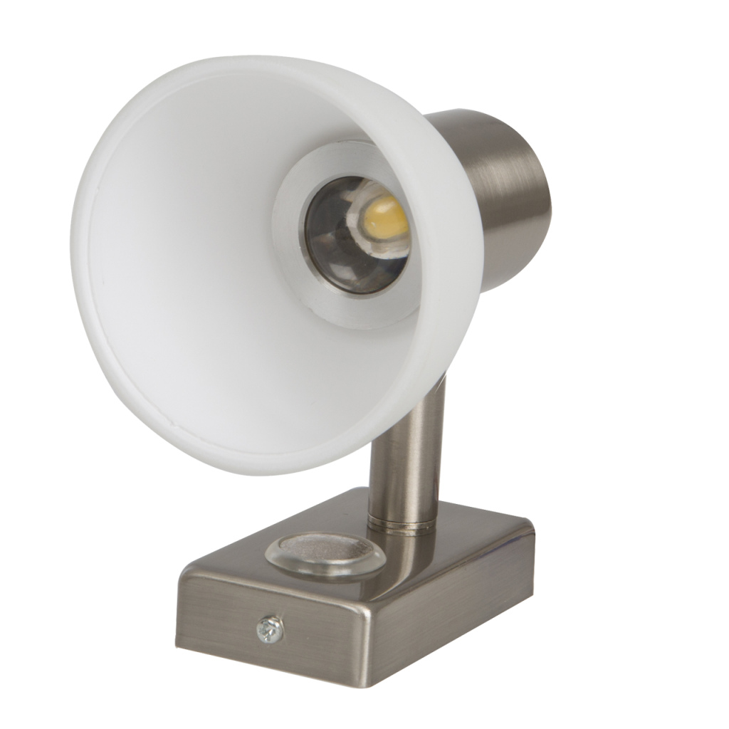 BBAtechniek - Faretto PowerLED 12V 3W 3000K geborsteld alu (1x) 