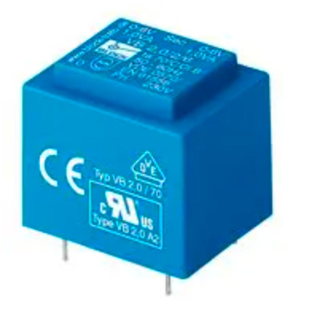 BBAtechniek - Trafo 230V 2 x 6V 500mVA 50Hz/60Hz (1x)