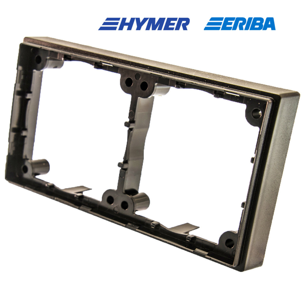 BBAtechniek - Afstandsraam 2-vak hoog zwart S20.000 (1x)