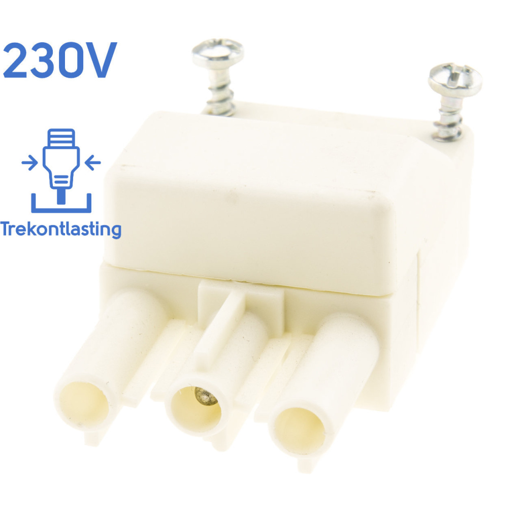 BBAtechniek - 18/35 male netsteker (1x)