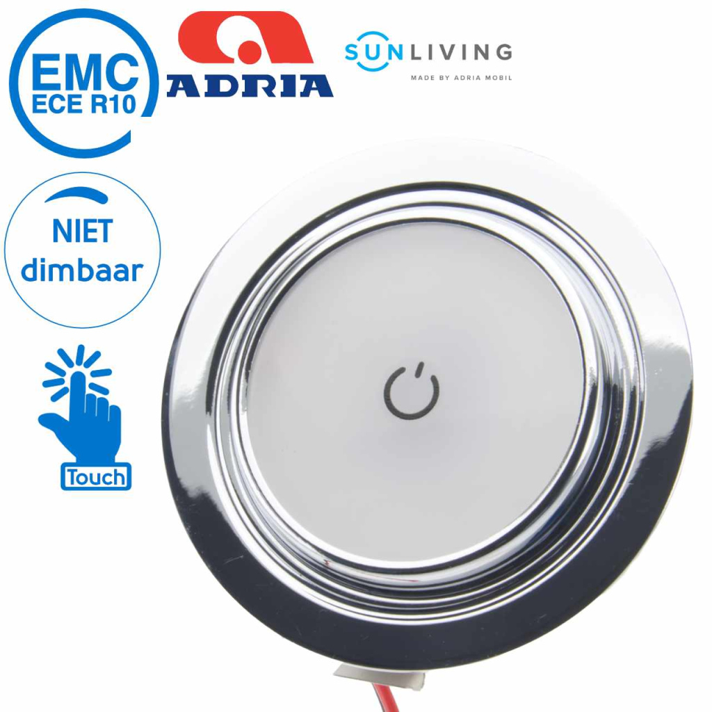 BBAtechniek - L’Aquila LED kantelbare inbouwspot 12V 1.2W (1x)