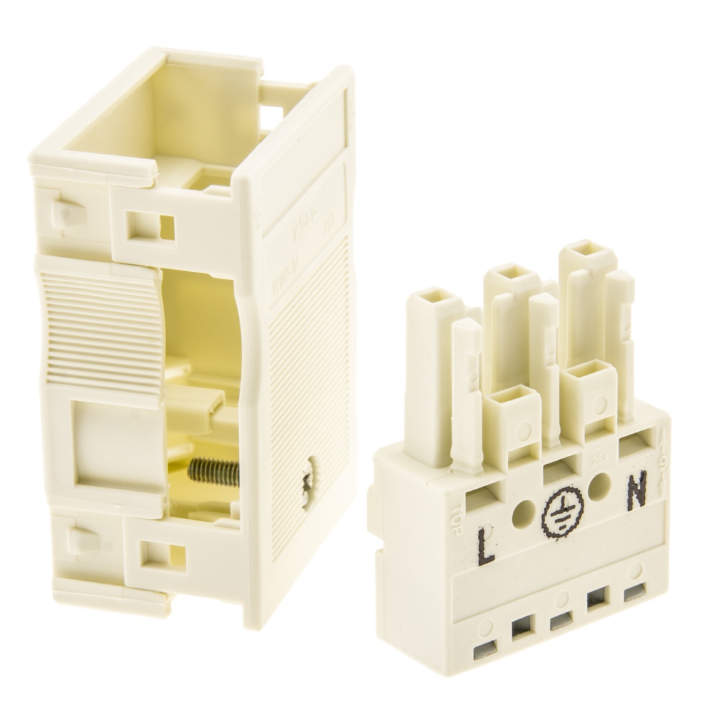 BBAtechniek - Wago Winsta Midi connector female wit (1x)