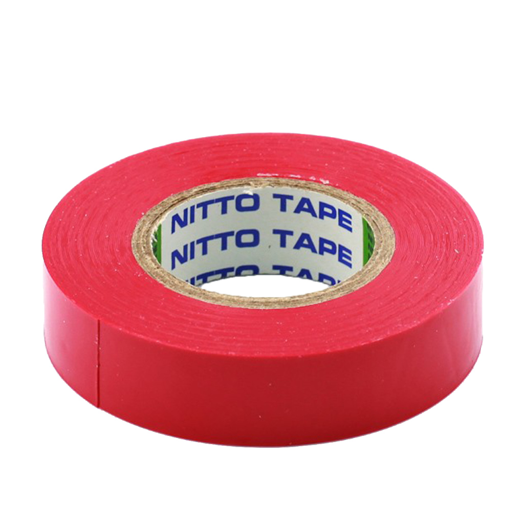 BBAtechniek - Isolatietape PVC klevend 15mmx10m rood (10x)