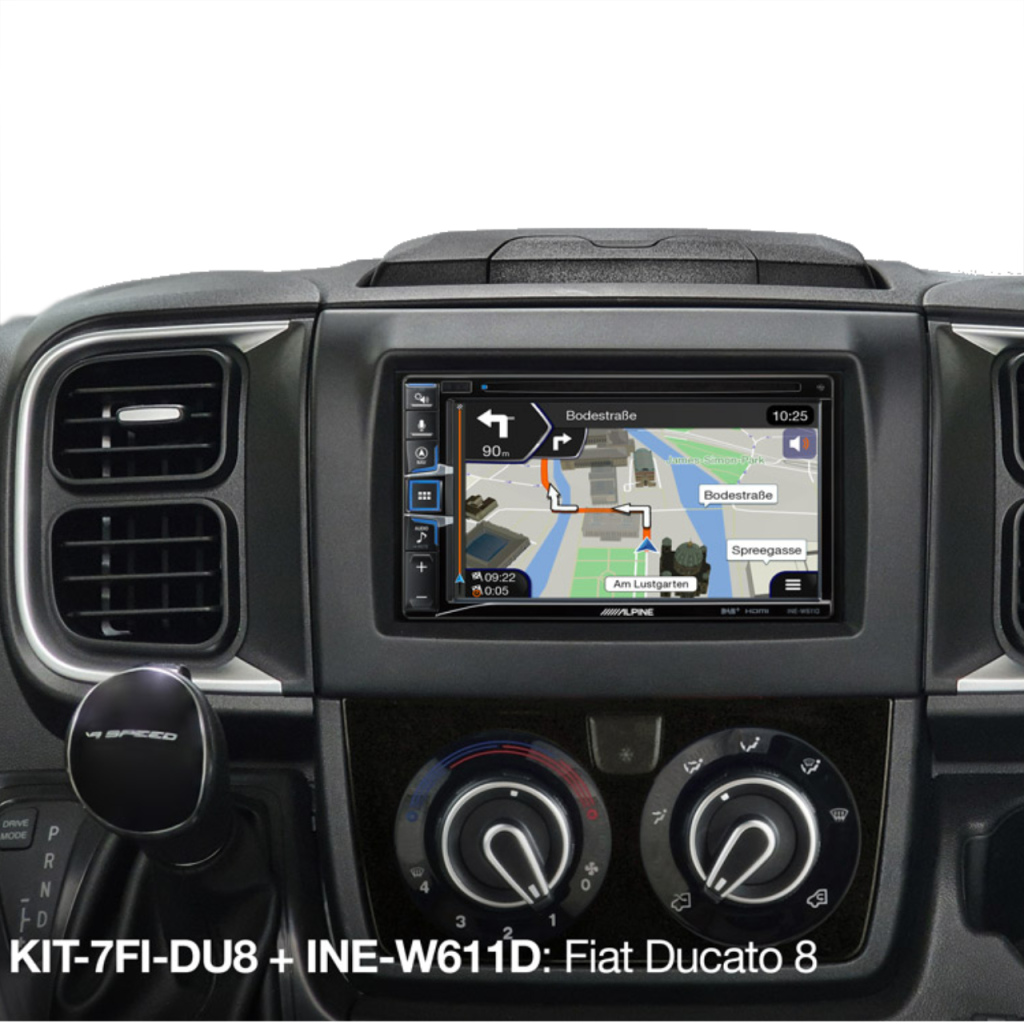 BBAtechniek - Alpine inbouwkit 7” Fiat Ducato MY22 (1x)