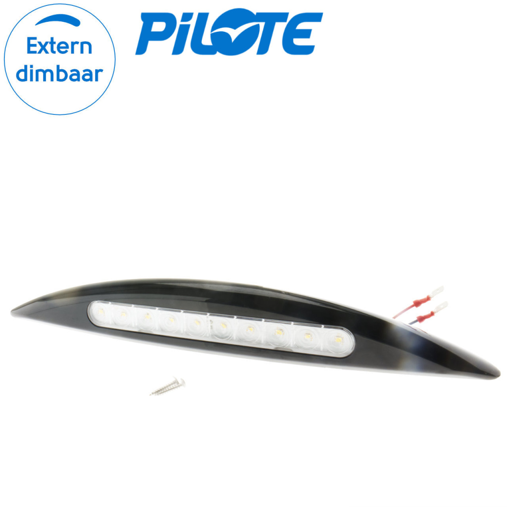 BBAtechniek - Rome B LED voortent / luifellamp 12V 5W zwart (1x)