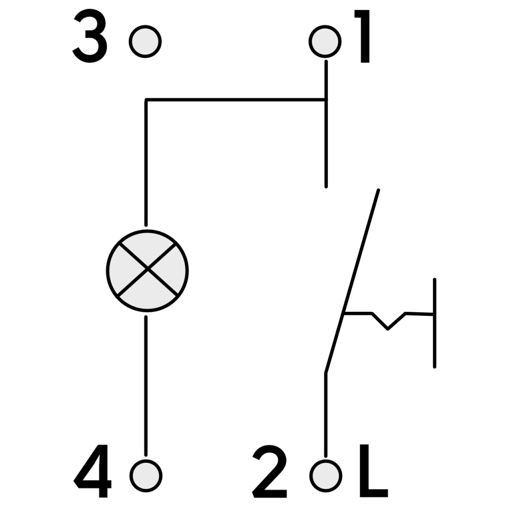 BBAtechniek - Controleschakelaar LED 12V zwart S20.000 (1x)