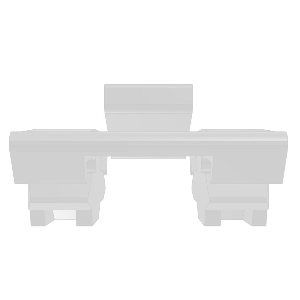 BBAtechniek - Wago vergrendelpal wit voor Winsta Midi (5x)