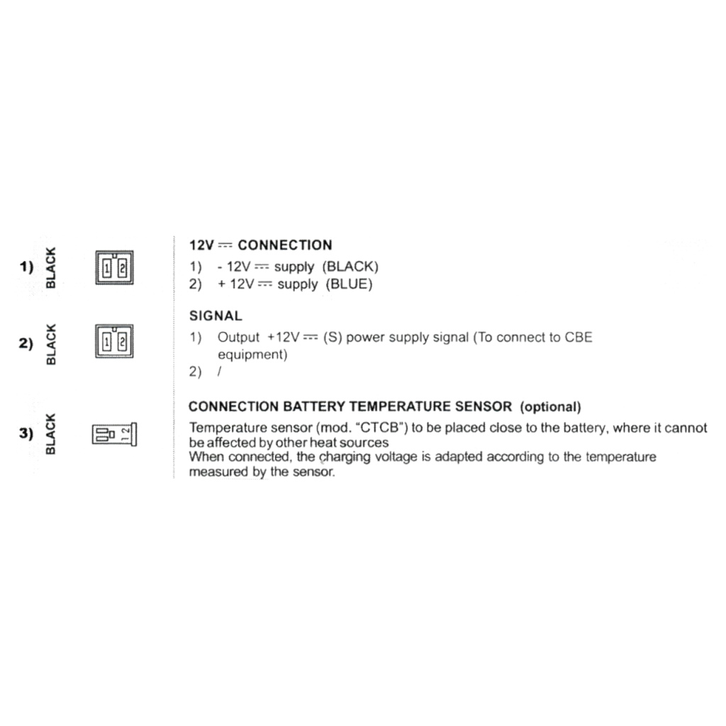 BBAtechniek - 12V 16A 250W CBE acculader CB516-3 (1x)