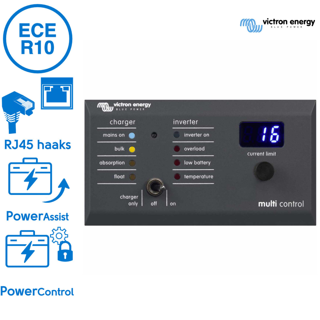 BBAtechniek - Victron digital multi control 200/200A GX 90º (1x)