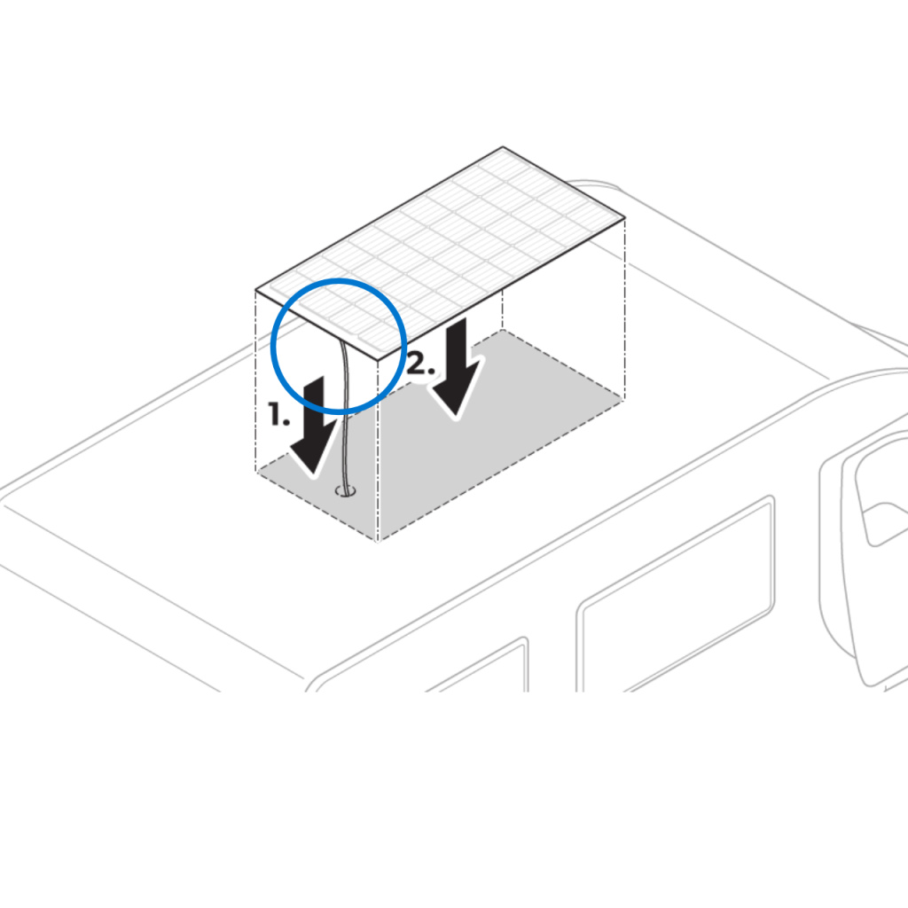 BBAtechniek - NDS Lightsolar 105W Rear 101.8x50.3x0.4cm (1x)