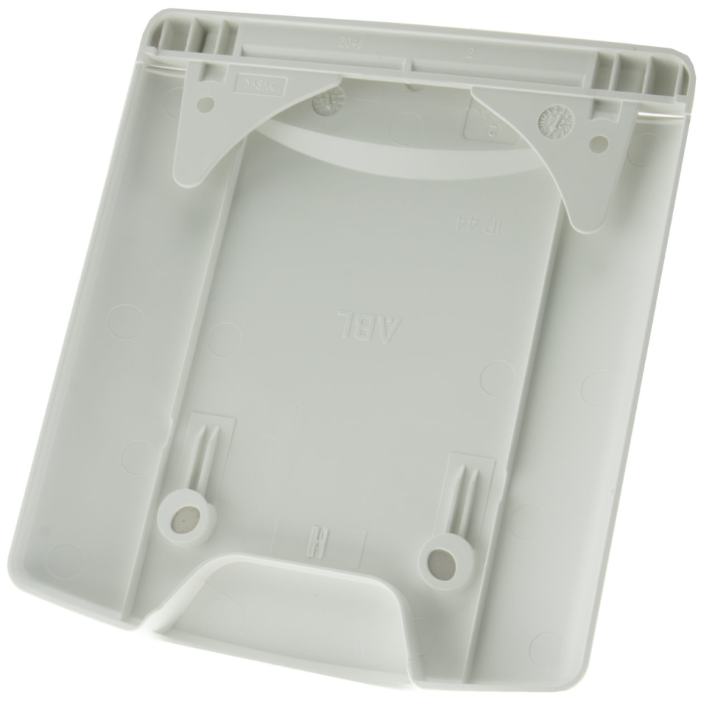 BBAtechniek - Losse klep 230V icoon Reinweiss RAL9010 (1x)