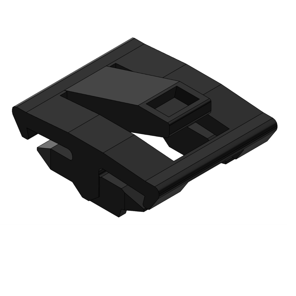 BBAtechniek - Wago vergrendelpal zwart voor Winsta Midi (5x)