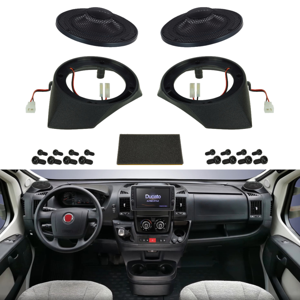 BBAtechniek - Alpine speakerset Ducato SPC-R100-DU (1x)