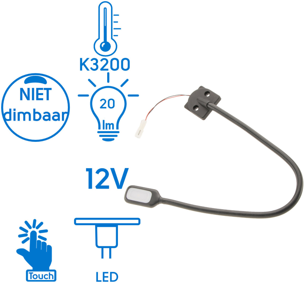 BBAtechniek - Osram flexible LED leeslamp 12/24V (1x)
