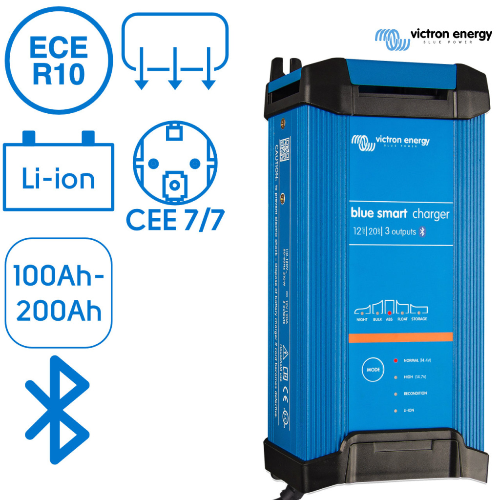 BBAtechniek - Victron Blue Smart IP22 acculader 12/20 (3) (1x)