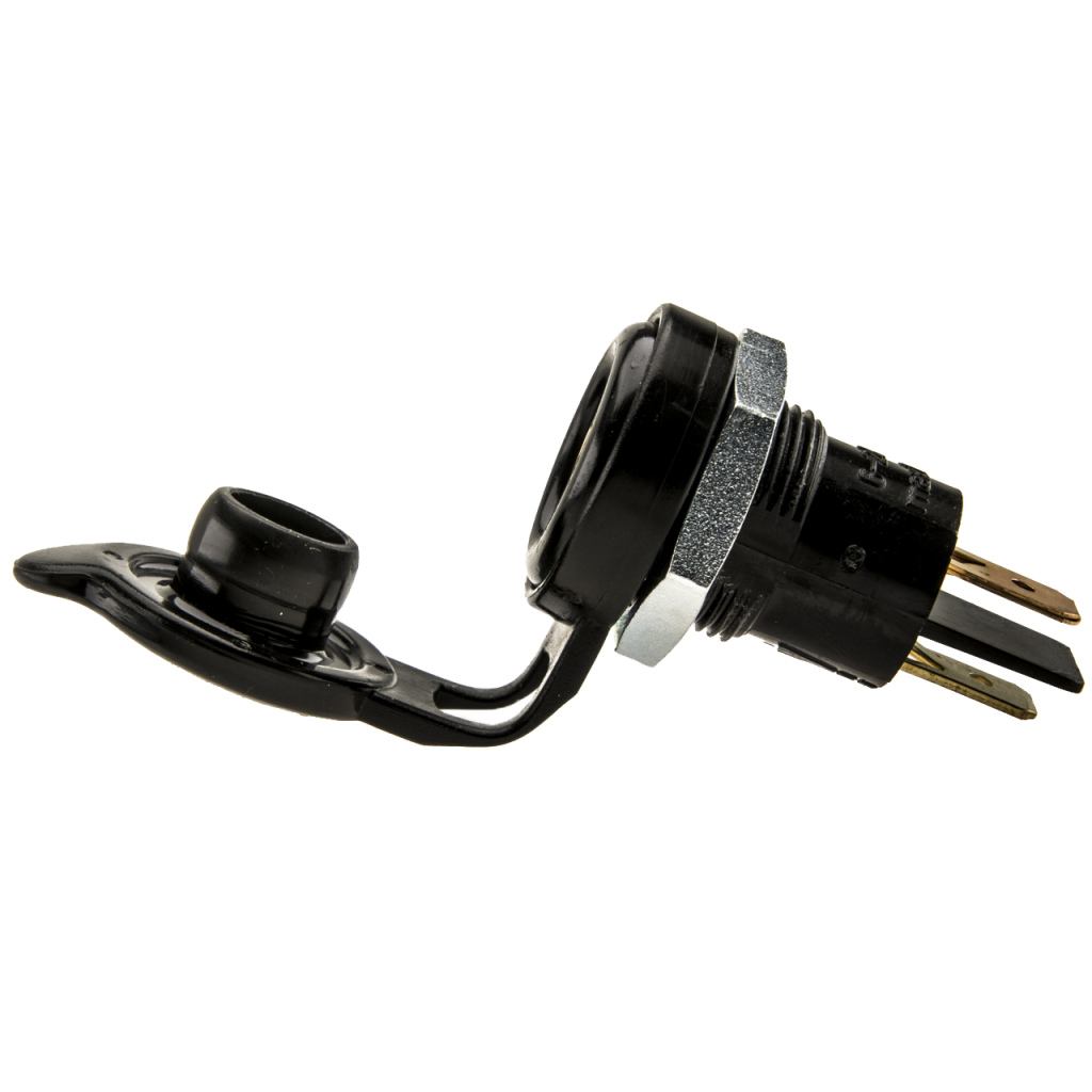 BBAtechniek - 6-24V 2-polige contactdoos kleine uitvoering(1x)