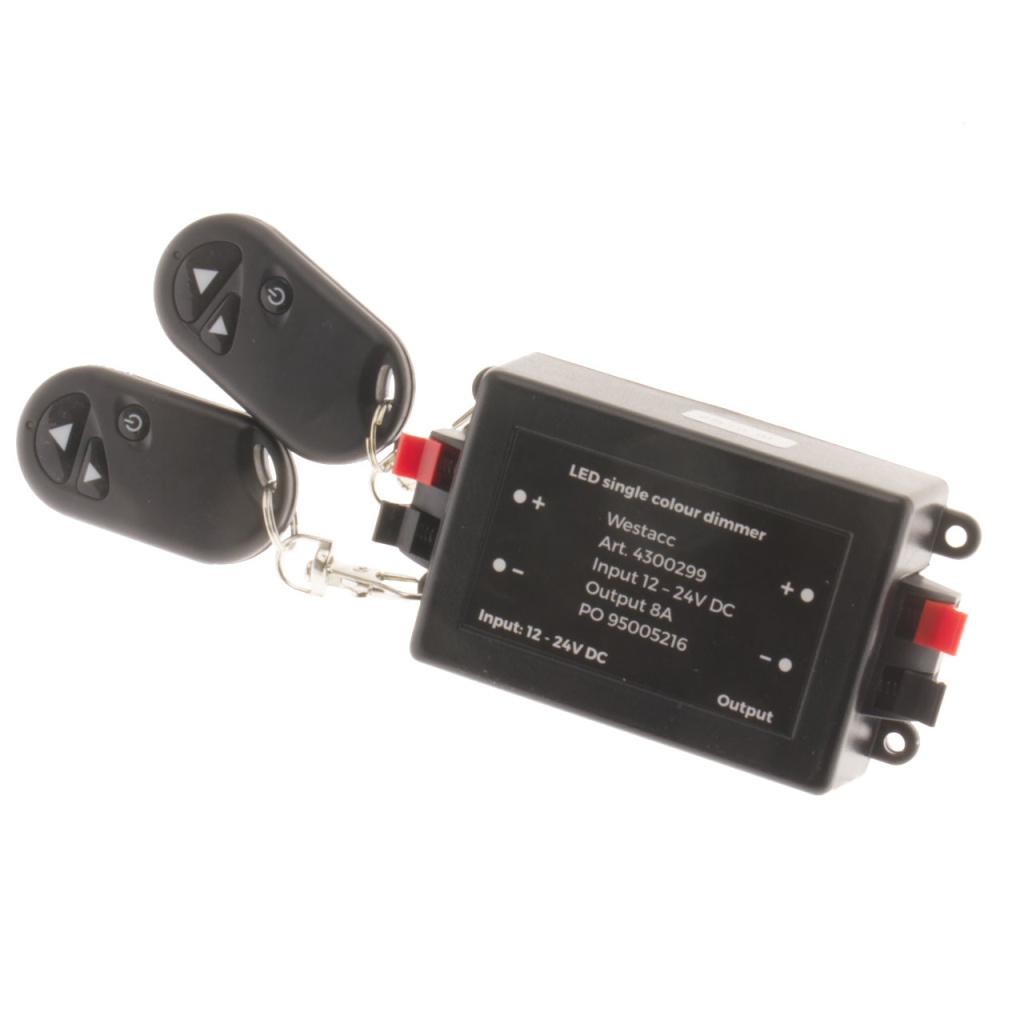 BBAtechniek - BBA LED dimmer met dubbele afstandsbediening (1x)