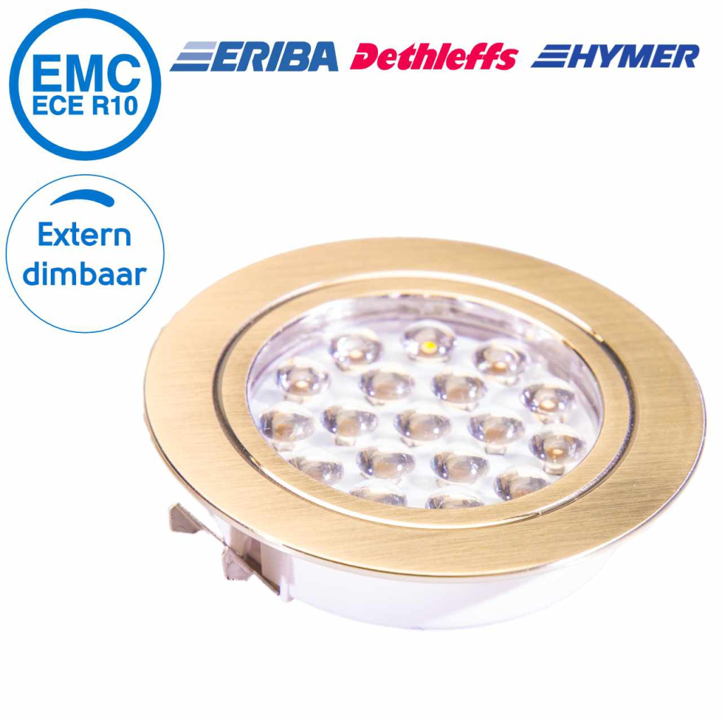 BBAtechniek - Ancona LED inbouwspot 1.5W 3200K 108lm 12V (1)