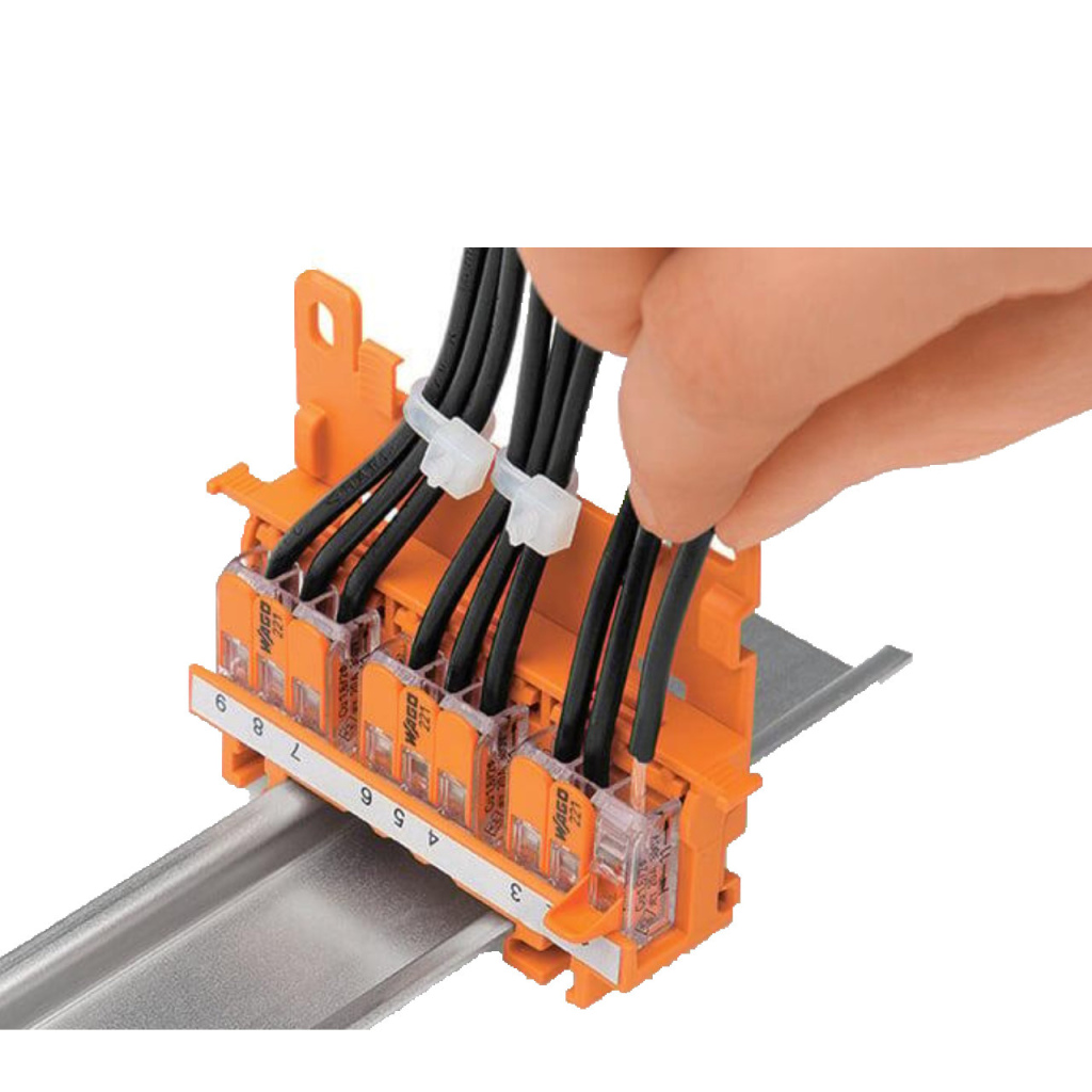 BBAtechniek - Bevestigingsadapter Wago 221 voor 2-3-5voudig (1x)