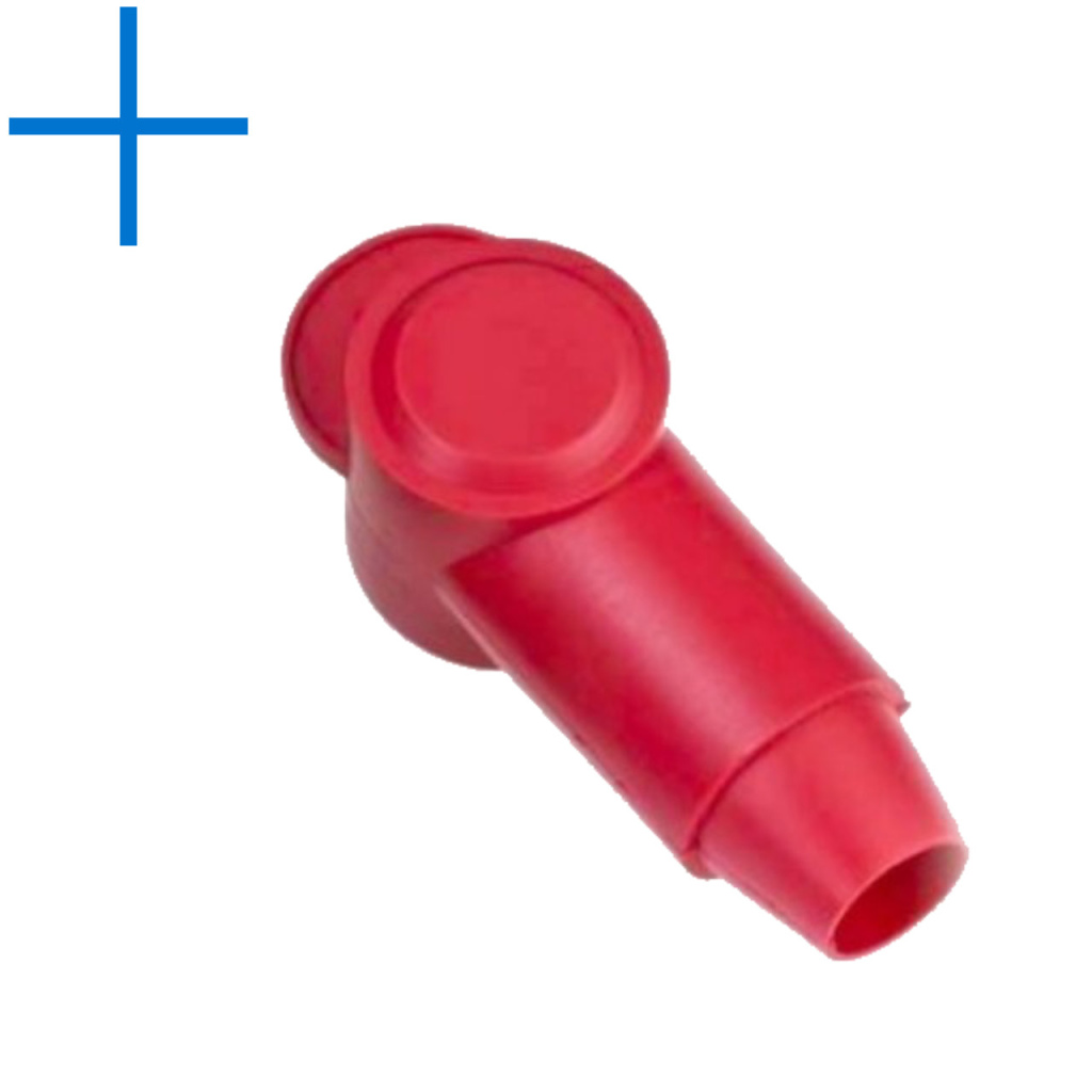 BBAtechniek - Victron isolatiekap rood 25mm2 + (1x)