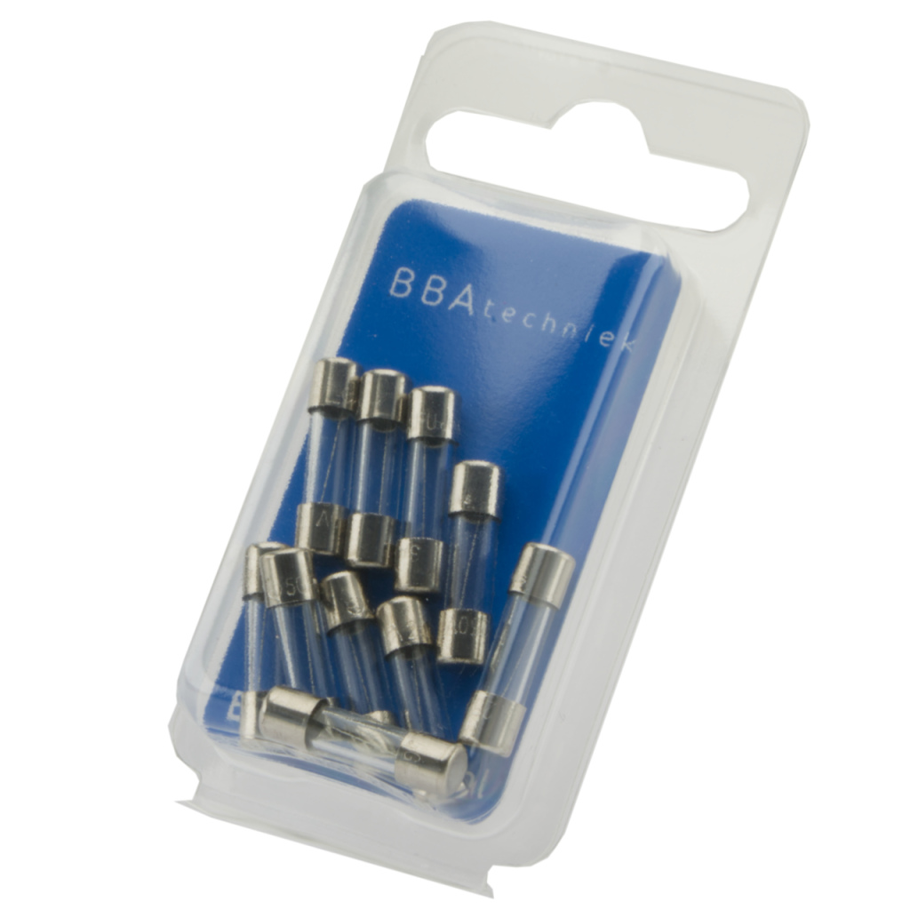 BBAtechniek - Glaszekering 3A kort (10x)