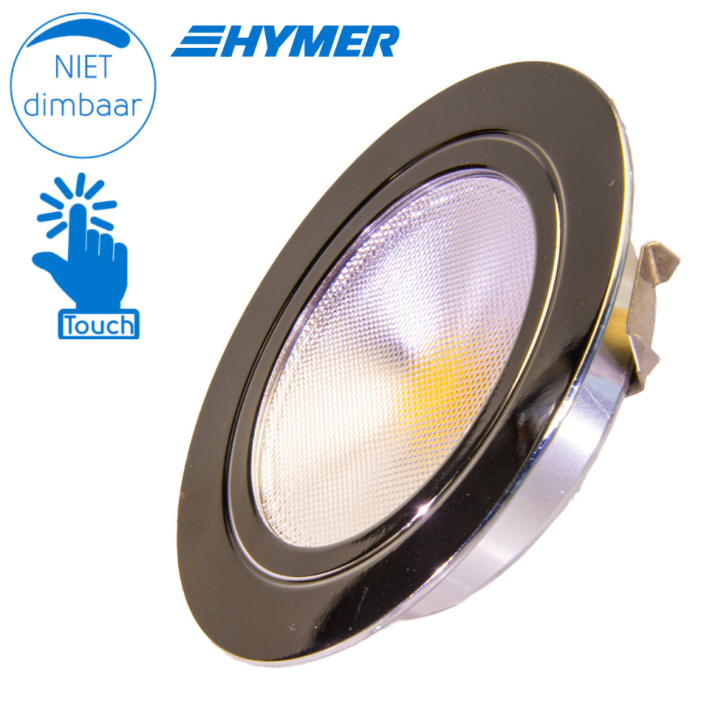 BBAtechniek - Tondo LED inbouwspot 12V 3W Ø65mm 3200K (1x)